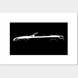 BMW M6 Cabrio (F12) Silhouette Posters and Art